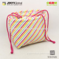 2015 new rainbow mult striped Cooler Bags drawsting bag